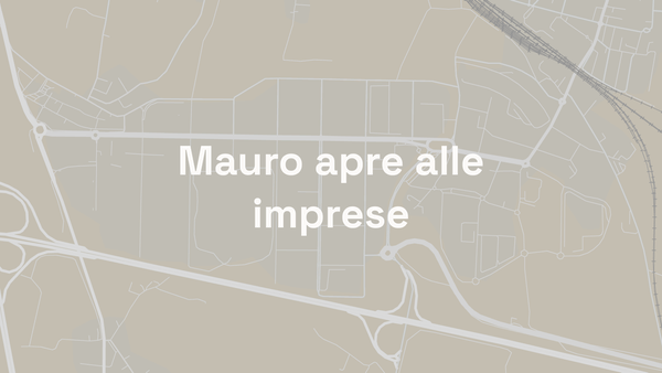 Mauro apre alle imprese